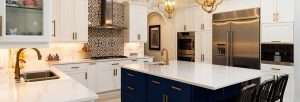 Decorated Kitchen - Potomac residential interior design project by Interiors By Design
